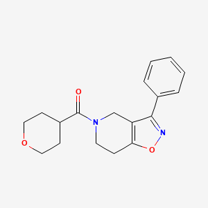 3-phenyl-5-(tetrahydro-2H-pyran-4-ylcarbonyl)-4,5,6,7-tetrahydroisoxazolo[4,5-c]pyridine