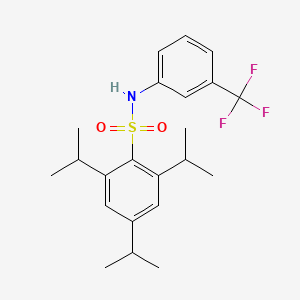 2,4,6-triisopropyl-N-[3-(trifluoromethyl)phenyl]benzenesulfonamide