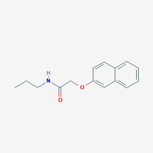 molecular formula C15H17NO2 B5067760 2-(2-naphthyloxy)-N-propylacetamide 