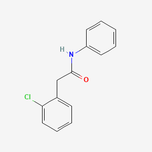 molecular formula C14H12ClNO B5067771 2-(2-氯苯基)-N-苯基乙酰胺 
