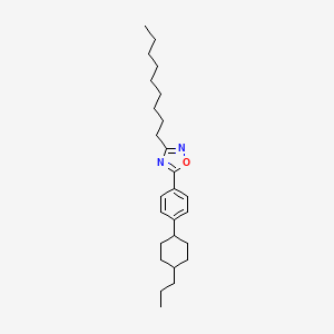 molecular formula C26H40N2O B5067825 3-nonyl-5-[4-(4-propylcyclohexyl)phenyl]-1,2,4-oxadiazole 