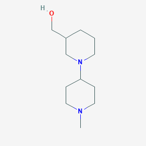 molecular formula C12H24N2O B5067942 (1'-methyl-1,4'-bipiperidin-3-yl)methanol 