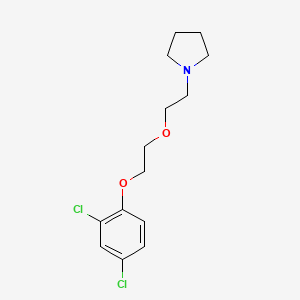 1-{2-[2-(2,4-dichlorophenoxy)ethoxy]ethyl}pyrrolidine