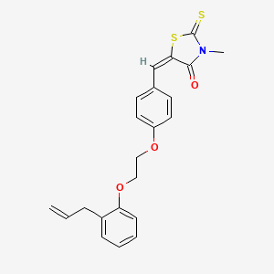 5-{4-[2-(2-allylphenoxy)ethoxy]benzylidene}-3-methyl-2-thioxo-1,3-thiazolidin-4-one