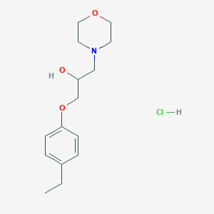 molecular formula C15H24ClNO3 B5068084 1-(4-ethylphenoxy)-3-(4-morpholinyl)-2-propanol hydrochloride CAS No. 5217-36-7