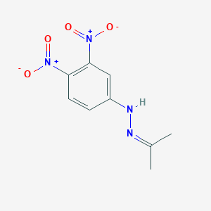 molecular formula C9H10N4O4 B5068345 acetone (3,4-dinitrophenyl)hydrazone 