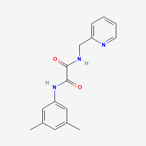 molecular formula C16H17N3O2 B5068403 N-(3,5-dimethylphenyl)-N'-(2-pyridinylmethyl)ethanediamide CAS No. 6221-09-6