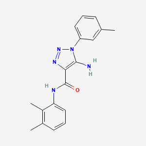5-amino-N-(2,3-dimethylphenyl)-1-(3-methylphenyl)-1H-1,2,3-triazole-4-carboxamide