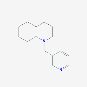 1-(3-pyridinylmethyl)decahydroquinoline