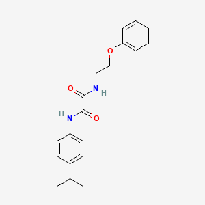 N-(4-isopropylphenyl)-N'-(2-phenoxyethyl)ethanediamide
