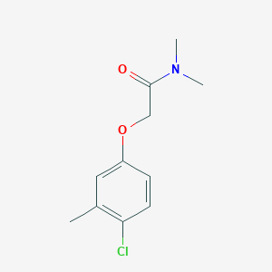 molecular formula C11H14ClNO2 B5068649 2-(4-chloro-3-methylphenoxy)-N,N-dimethylacetamide 