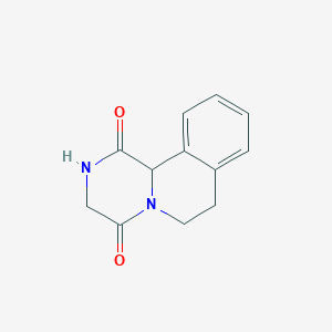 molecular formula C12H12N2O2 B5068754 7,11b-二氢-2H-吡嗪并[2,1-a]异喹啉-1,4(3H,6H)-二酮 
