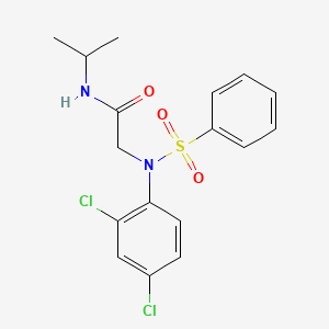 N~2~-(2,4-dichlorophenyl)-N~1~-isopropyl-N~2~-(phenylsulfonyl)glycinamide