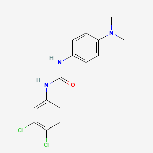 molecular formula C15H15Cl2N3O B5068881 N-(3,4-dichlorophenyl)-N'-[4-(dimethylamino)phenyl]urea CAS No. 18982-72-4