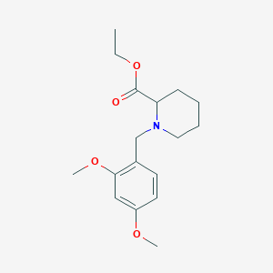 molecular formula C17H25NO4 B5068884 ethyl 1-(2,4-dimethoxybenzyl)-2-piperidinecarboxylate 