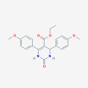 ethyl 4,6-bis(4-methoxyphenyl)-2-oxo-1,2,3,4-tetrahydro-5-pyrimidinecarboxylate
