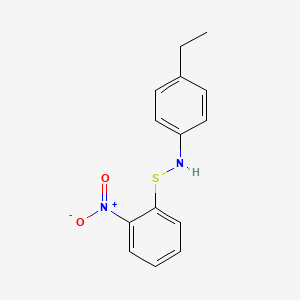 1-{[(4-ethylphenyl)amino]thio}-2-nitrobenzene