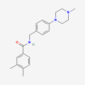 3,4-dimethyl-N-[4-(4-methyl-1-piperazinyl)benzyl]benzamide