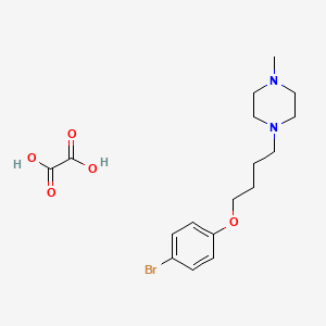 1-[4-(4-bromophenoxy)butyl]-4-methylpiperazine oxalate