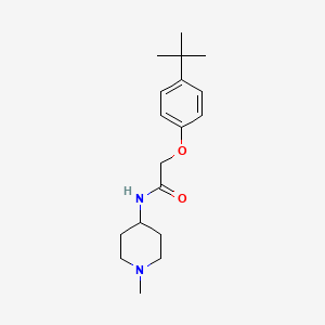 molecular formula C18H28N2O2 B5069034 2-(4-tert-butylphenoxy)-N-(1-methyl-4-piperidinyl)acetamide 