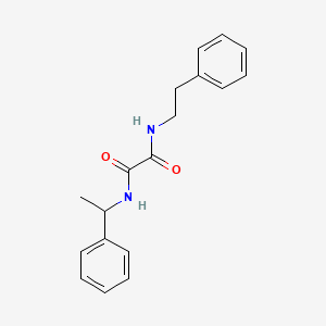 N-(1-phenylethyl)-N'-(2-phenylethyl)ethanediamide
