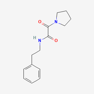 molecular formula C14H18N2O2 B5069179 2-oxo-N-(2-phenylethyl)-2-(1-pyrrolidinyl)acetamide 