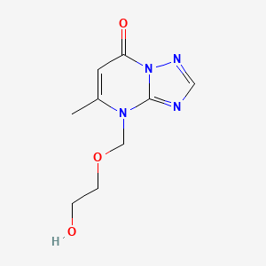 4-[(2-hydroxyethoxy)methyl]-5-methyl[1,2,4]triazolo[1,5-a]pyrimidin-7(4H)-one