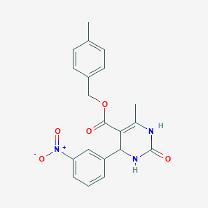 4-methylbenzyl 6-methyl-4-(3-nitrophenyl)-2-oxo-1,2,3,4-tetrahydro-5-pyrimidinecarboxylate