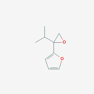 B050693 2-(2-Propan-2-yloxiran-2-yl)furan CAS No. 113348-47-3
