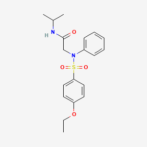 N~2~-[(4-ethoxyphenyl)sulfonyl]-N~1~-isopropyl-N~2~-phenylglycinamide