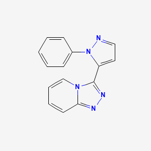 3-(1-phenyl-1H-pyrazol-5-yl)[1,2,4]triazolo[4,3-a]pyridine