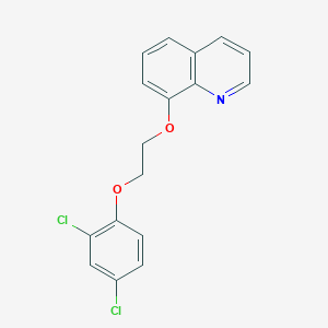 molecular formula C17H13Cl2NO2 B5069654 8-[2-(2,4-dichlorophenoxy)ethoxy]quinoline 