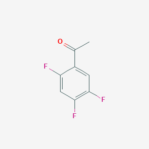 molecular formula C8H5F3O B050697 2',4',5'-Trifluoroacetophenone CAS No. 129322-83-4