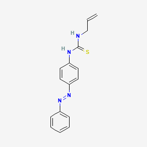 molecular formula C16H16N4S B5069725 N-allyl-N'-[4-(phenyldiazenyl)phenyl]thiourea 