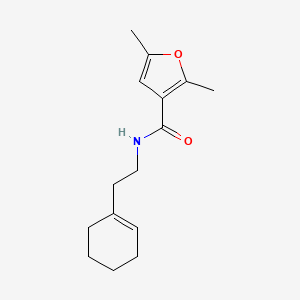 molecular formula C15H21NO2 B5069835 N-[2-(1-cyclohexen-1-yl)ethyl]-2,5-dimethyl-3-furamide 