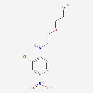 molecular formula C10H13ClN2O4 B5069946 2-{2-[(2-chloro-4-nitrophenyl)amino]ethoxy}ethanol 