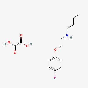molecular formula C14H20FNO5 B5070064 N-[2-(4-fluorophenoxy)ethyl]-1-butanamine oxalate 