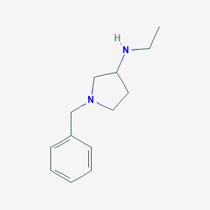 molecular formula C13H20N2 B050702 1-Benzyl-3-(ethylamino)pyrrolidine CAS No. 115445-21-1