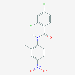 molecular formula C14H10Cl2N2O3 B5070264 2,4-dichloro-N-(2-methyl-4-nitrophenyl)benzamide 
