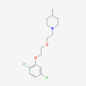 molecular formula C16H23Cl2NO2 B5070326 1-{2-[2-(2,5-dichlorophenoxy)ethoxy]ethyl}-4-methylpiperidine 
