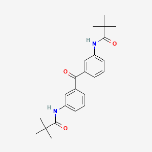 molecular formula C23H28N2O3 B5070394 N,N'-(carbonyldi-3,1-phenylene)bis(2,2-dimethylpropanamide) 