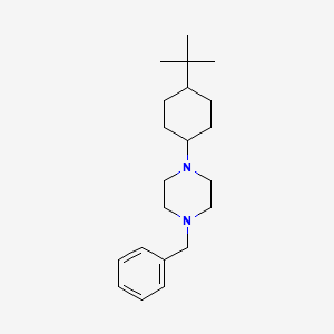 molecular formula C21H34N2 B5070396 1-benzyl-4-(4-tert-butylcyclohexyl)piperazine 