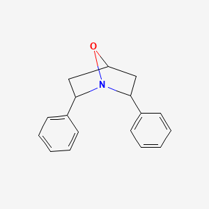 molecular formula C17H17NO B5070449 2,6-diphenyl-7-oxa-1-azabicyclo[2.2.1]heptane 