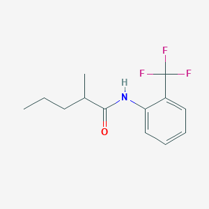 molecular formula C13H16F3NO B5070470 2-methyl-N-[2-(trifluoromethyl)phenyl]pentanamide 