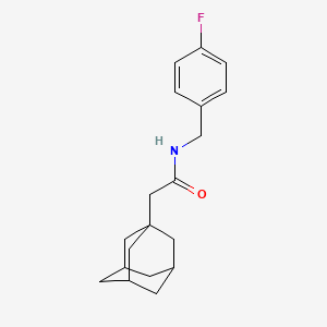 2-(1-adamantyl)-N-(4-fluorobenzyl)acetamide