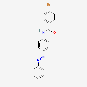 molecular formula C19H14BrN3O B5070712 4-bromo-N-[4-(phenyldiazenyl)phenyl]benzamide 