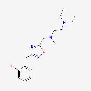 N,N-diethyl-N'-{[3-(2-fluorobenzyl)-1,2,4-oxadiazol-5-yl]methyl}-N'-methyl-1,2-ethanediamine