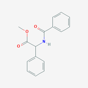 molecular formula C16H15NO3 B5071289 methyl (benzoylamino)(phenyl)acetate 