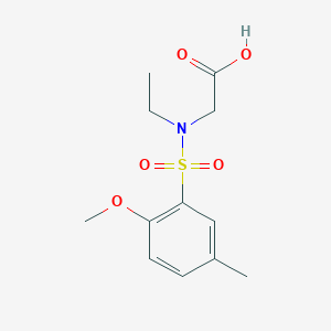 2-[Ethyl-(2-methoxy-5-methylphenyl)sulfonylamino]acetic acid