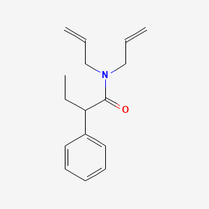 molecular formula C16H21NO B5071440 N,N-diallyl-2-phenylbutanamide 